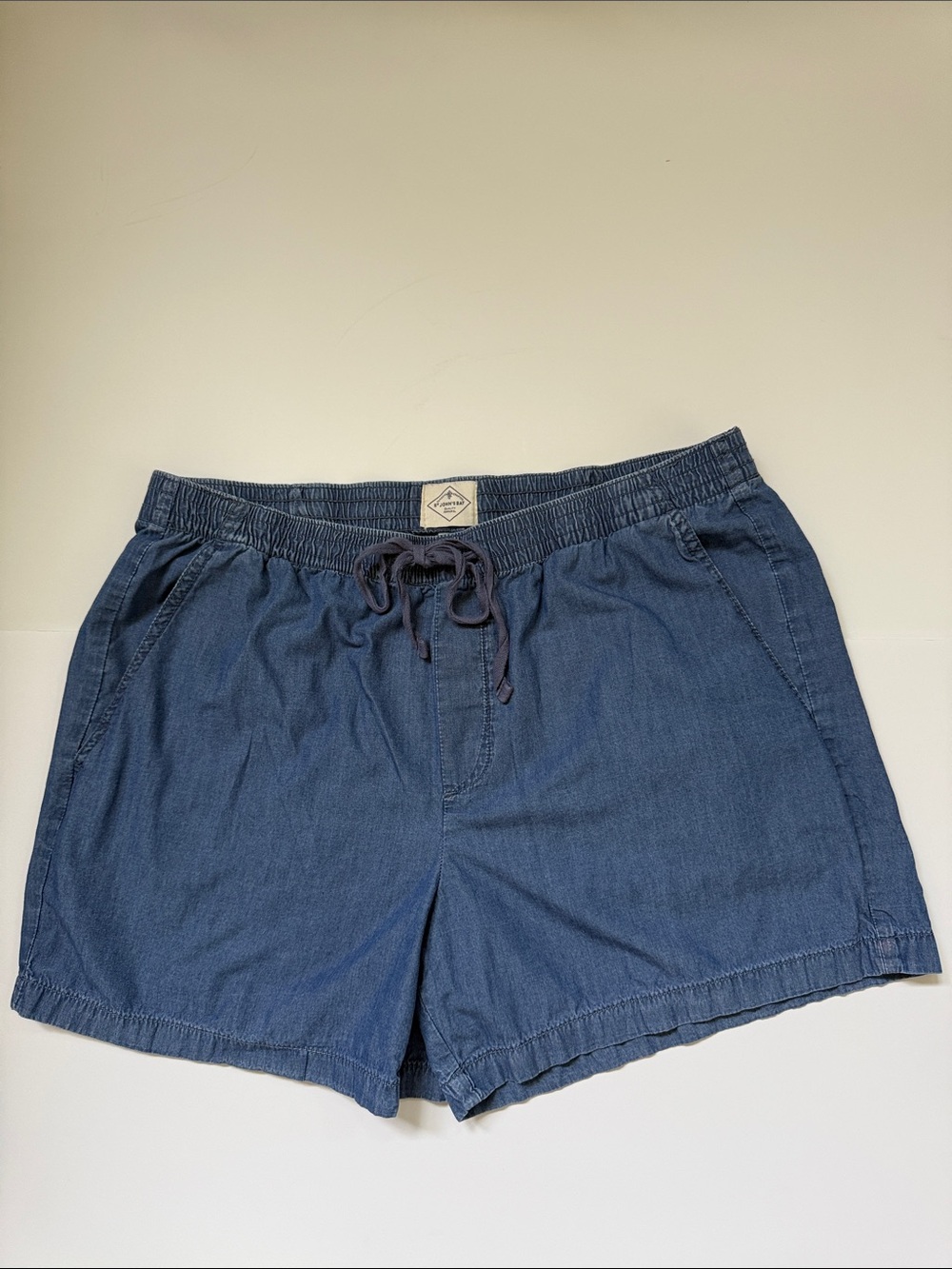St. John's Bay Blue Women's Drawstring Bermuda Shorts Size Large